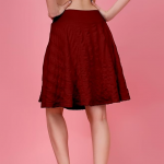 Girl's/Women's Classic Stretchy All Time Trendy Skater Skirt with Attached Inner Shorts and Flared Inskirt
